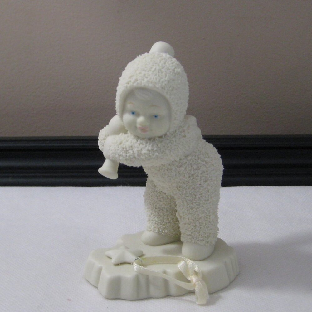 Vtg Dept 56 Snowbabies "Batter Up!" Baseball Player Starlight Games Collection - Picture 6 of 7
